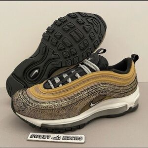 Nike Air Max 97 "Golden Gals" Metallic Gold Sneakers